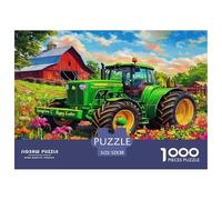 Tractor 1000Pc Jigsaw Puzzle for Adults - Educational Game Challenge, Night Venice Canal Perfect for Wall Decoration 52x38cm/1000pcs