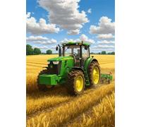Tractor 3000 Piece Jigsaw Puzzles for Adults, Colourful, Challenging & Brainteasing Adult puzzles 3000 Pieces Farm, Fun jigsaws for The Whole Family 48x32 inch