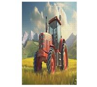 Tractor Adults Wooden Jigsaw Puzzle,3D Puzzle for Kids Wooden Puzzle Toys for Family Game Play Collection Best Gift,Brain Training 1000 Piece （78×53cm）