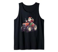 Tractor Adventures with Farmer Santa Claus for Man and Woman Tank Top