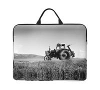 Tractor Agriculture Tranquil 14 Inch Printed Laptop Sleeve, 600d Oxford-Cloth Shockproof Laptop Case With Thickened Pearl Cotton,Waterproof Portable Laptop Handbag Cover