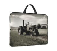 Tractor Agriculture Tranquil Laptop Case 14 inch, Shockproof Computer Cover Laptop Sleeve Briefcase Carrying Bag with Handle
