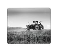Tractor Agriculture Tranquil Non-Slip Rubber Base Mouse Pad with Lock Edge, Large Extended Desk Mat for Enhanced Game Work