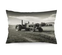 Tractor Agriculture Tranquil Throw Pillow Cover Soft Pillow Case Decorative Lumbar Pillow Cover Cozy Throw Pillowcase Polyester Rectangular Cushion Case Decor for Couch Sofa Bed
