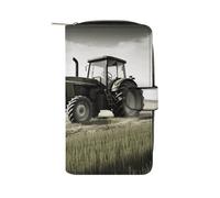 Tractor Agriculture Tranquil Wallet Multifunctional Wallets for Men Compact Wallet Purse Passport Bag