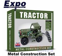 Coach House Partners Metal Tractor Construction Set - 253 Pieces In Green Green