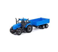 Tractor Children's Toy Progress with Tipping Trailer Blue Flywheel Vehicle +3J