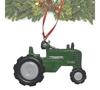 Tractor Christmas Decoration | Resin Tractor Christmas Tree Pendant, Rustic Seasonal Crafts for Parties for Courtyard Hotel Garden Office Apartment Farm School
