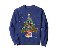 Tractor Christmas Tree Tractor Lover Xmas Ornament Décor Boy Sweatshirt