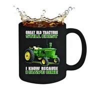 Tractor Coffee Cup, Tractor Breakfast Mug - Funny Cups for Coffee - Suitable for Women and Men for Use in the Kitchen When Travelling in the Morning, At Work In Break When Studying On