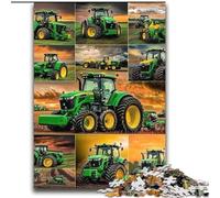 Tractor Collage 2000 Piece Jigsaw Puzzle for Adults Teens, Stress Reliever Staycation Kill Time Enhance Love between Couples (70x100cm)