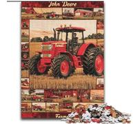 Tractor Collage Adult Jigsaw Puzzles 1000 Pieces, Educational Games Home Decoration Deal As Gifts for The Whole Family (26x38cm)