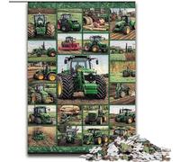 Tractor Collage Adult Jigsaw Puzzles 1000 Pieces, Educational Games Home Decoration Unique Home Decor And Gifts (26x38cm)