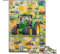 Tractor Collage Adult Jigsaws 1000 Piece, for And 14 Years And over Brainteaser Family Games Christmas Birthday Gifts (size 26x38cm)