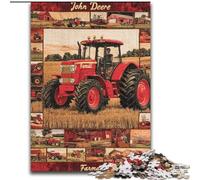 Tractor Collage Jigsaw Puzzles for Teenagers 1000, for 14+ Train Your Brain And Your Hands Christmas Game Gifts (50x75cm)