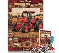 Tractor Collage Jigsaws Puzzles 1000 Pieces for Teenagers Gifts,Educational Games Home Decoration Deal As Gifts for The Whole Family (50x75cm)