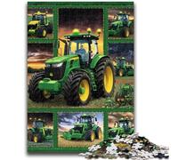 Tractor Collage Jigsaws Puzzles 1000 Pieces for Teenagers Gifts,Help The Brain Exercise Addictive Toys to Cultivate Patience Suitable for Couples (50X75cm)
