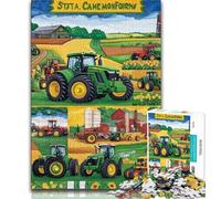 Tractor Collage Puzzles for Adults And Teenagers,Challenging To Complete But Fun And Humorous Birthday Present,Gifts,Wall Art (38x26cm)