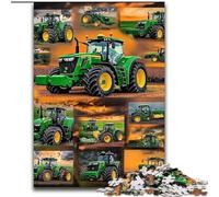 Tractor Collage Puzzles for Teenagers 1000 Pieces, Suitable for Ages 14 And Up Toy Wall Decor Birthday And Unique Gifts (50x75cm)