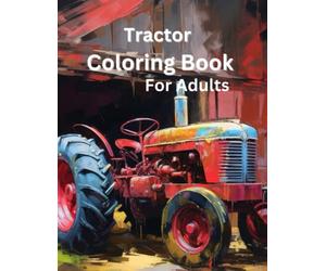 Tractor Coloring Book for adults