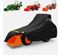 Tractor Cover for Case IH Maxxum 110 | Woven Oxford material; Coverage for hood, seat and loader; For tractor parking outdoors and storage between jobs