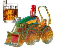 Tractor Decanter - 3D Tractor Wine Bottle - Decanter Storage for Bar Home Family Display Case Decoration Whiskey Lovers Decorative Piece