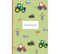 Tractor Design Kids A5 Notebook: For Little Farmers with Big Dreams!