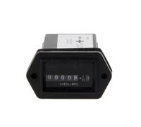 Tractor Engine Timer -10C to 50C Weather Resistant | Tracks operating hours, 12V-36V wide voltage, simple polarity wiring, fits tractors generators