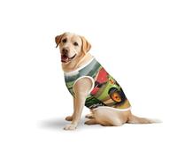 Tractor Farm Patternprint Large Pets Vest Travel Breathable Soft Sleeveless Tank Top Lightweight T-Shirt