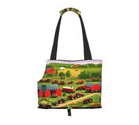 Tractor farm print Puppy Carrier Pets Dogs Dog Walking Bags Carrier Bags for small Dogs and Cat and Rabbit