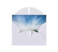 Tractor Farm Printing Blank Pearl Paper Greeting Card,Unique Notecards Designs, Envelopes For Thank You, Invitations