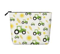 Tractor Farming A Versatile Travel Makeup Bag, Ideal for Daily Routines and Business Journeys