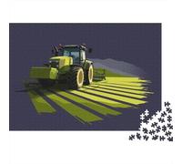 Tractor Farming Equipment-1 Jigsaw Puzzles Puzzle for Adults Kids. 1000 Pieces Impossible Challenge Toy Educational Games Home Decoration for Adults& Kids Age 14 Years Up 70x50cm/1000pcs