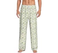 Tractor Farming Men'S Pajama Pants Loose Leisure Loungewear Lie In Bed Sofa With Pockets Elastic Waist