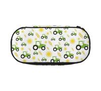 Tractor Farming Print Pencil Pouch for Kids Fun Pencil Case Pouch for Girls Large Pen Case with Zipper, Portable Pencil Bag Holder for School Sudent Teacher Stationery