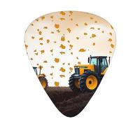 tractor farming Printed Guitar Picks 12-Piece Set - Comfortable, Versatile Plectrum for All Guitar Styles & Players