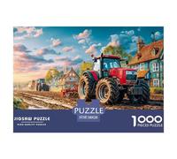 Tractor Farming SceneSpectacular 1000-Piece Jigsaw Puzzles for Adults Rural Countryside Style Showcasing The Spectrum of Impossible-to-Difficult Challenging Puzzle Games - These Spectacular Jigsaw Puz