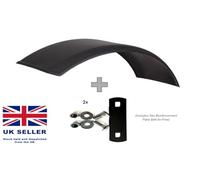 Tractor Front Wheel Mudguard Replacement for Massey Ferguson New Holland John Deere Ford Universal (B: 470 x R: 720 x L: 1400 mm)