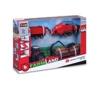 Tractor Gift Set Massey Ferguson 8740S Bburago Top Quality Toy