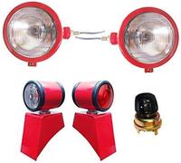 Tractor Headlights Butler with Light Switch Assemblies 12v Bulbs Compatible With David Brown 700 800 900 1200 1400 Massey Ferguson 35 35X 65 765 Compatible With Case/IH Tractor B275 B250 B414 B444
