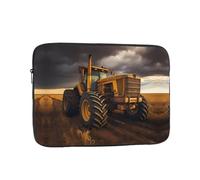 Tractor in The Field Laptop Sleeve, 15 inch Laptop Bag, Suitable for Business Casual or School Laptop Carrying Bag