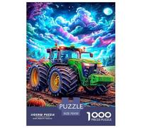 Tractor Jigsaw Puzzle 1000 Piece, Impossible Puzzle, Family Activity Puzzles, Challenging Toy for Adults And Kids 70x50cm/1000pcs