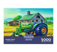 Tractor Jigsaw Puzzles 1000 Piece Fit Adults Or Families Together Puzzle Game for The Whole for Women Home Decoration 100% Recvcled Cardboard 70x50cm/1000pcs