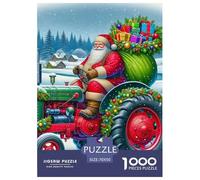 Tractor Jigsaw Puzzles for Adults Kids 1000 Piece Impossible Challenge Toy Educational Game Home Art Decor Difficult Hard Puzzle Women Men 70x50cm/1000pcs