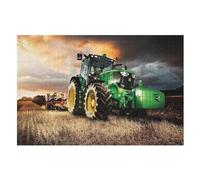 Tractor Jigsaw Puzzles for Adults & Kids 1000 Piece Wooden Puzzle Precise Interlocking Educational Game Challenge Toy （75×50cm）