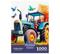 Tractor Jigsaw Puzzles for Adults Kids 1000 Pieces Impossible Challenge Toy Educational Games Home Wall Art Extreme Difficulty Gift Set Relaxation 70x50cm/1000pcs