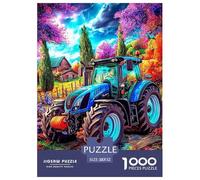 Tractor Jigsaw Puzzles for Adults Kids. Impossible 1000 Pieces Puzzle Challenge Toy Games Gifts 52x38cm/1000pcs
