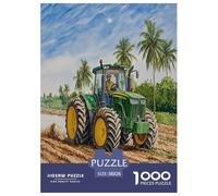 Tractor Jigsaw Puzzles Puzzle for Adults Kids. 1000 Pieces Impossible Challenge Toy Educational Game Home Decoration for Educational Games Gifts 38x26cm/1000pcs
