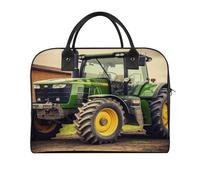 Tractor Laptop Tote Bag Casual Travel Handbag Multi Pocket Shoulder Bags for Work Travel