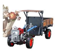 Tractor Models for Adults - 1:24 Alloy Tractor, Retro Toy Car | Realistic hand model with lights and music, miniature collectible for birthday farm gift vehicle display shelf decor farming